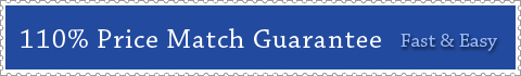 100% guarantee popup header