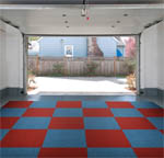 Carpeted Garage Tiles