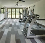 Carpeted Gym Tiles