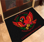 Premium Carpet School Logo Mats