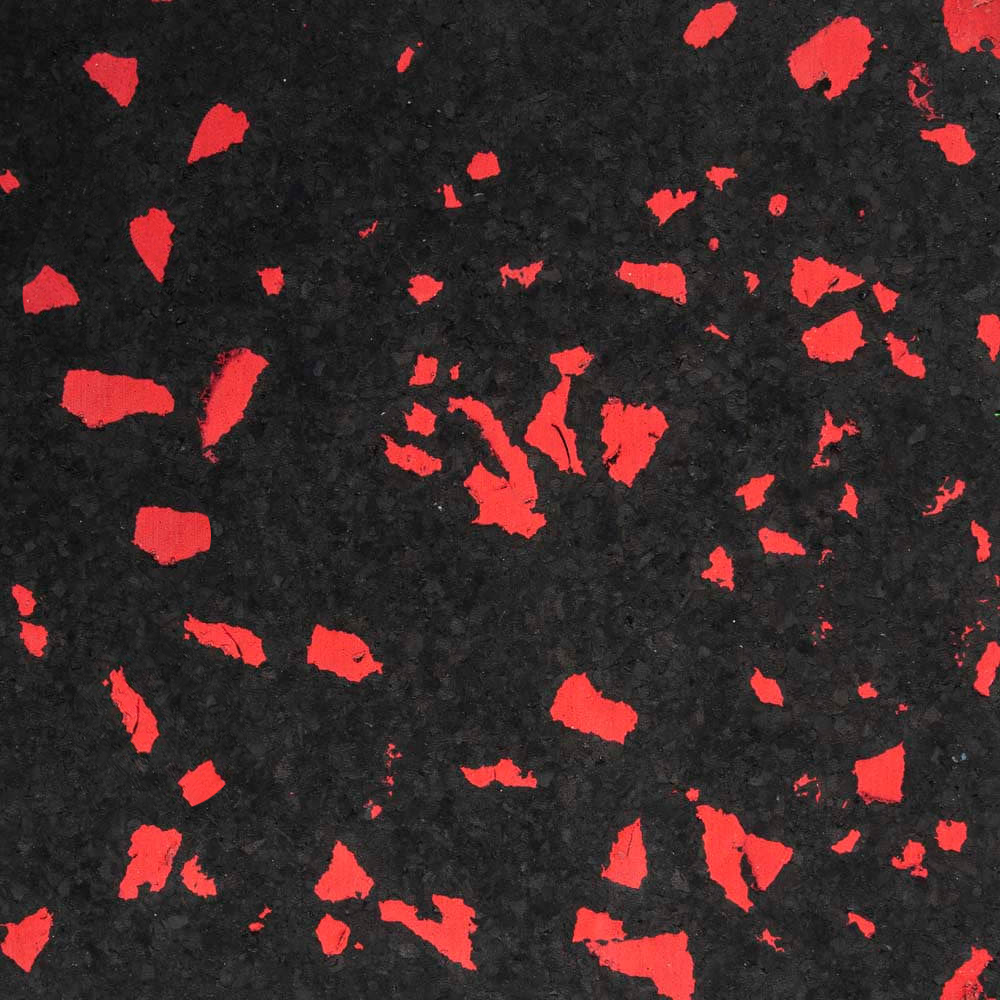 Rubber Flooring Rolls with Large Color Flecks are Rubber Roll Matting