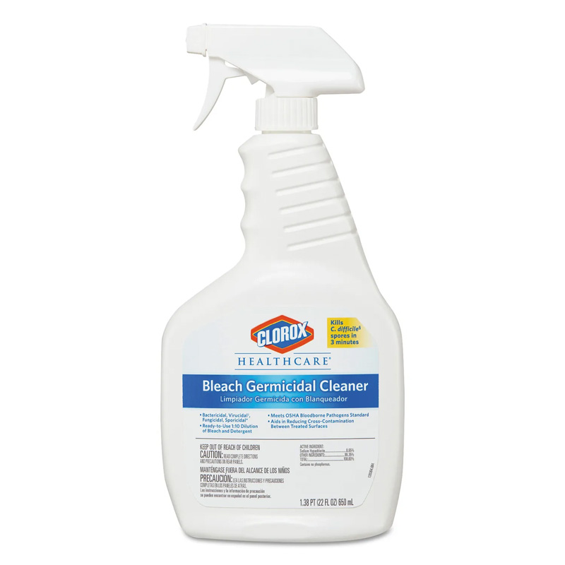 Clorox® Concentrated Germicidal Bleach, Spray Bottles | American Floor Mats