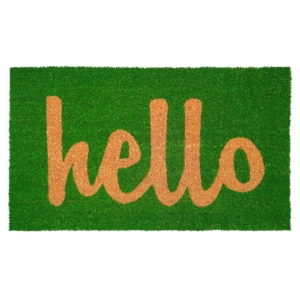 Script Hello Doormat 17" x 29"