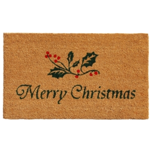 Christmas Holly Doormat