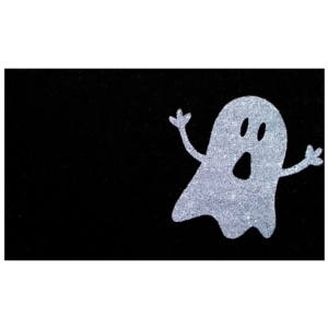 Black/White Ghost Doormat