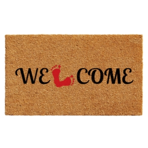 Welcome Feet Doormat 17" x 29"