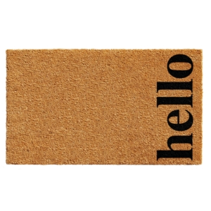 Vertical Hello Doormat