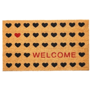 Heart Welcome Doormat