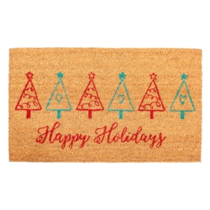 Christmas Tree Fun Doormat 17" x 29"