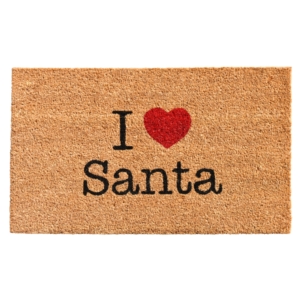Love Santa Doormat 17" x 29"