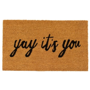 Yay It's You Doormat