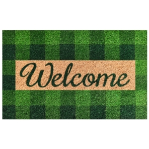 Pretty in Plaid Doormat 24" x 36"