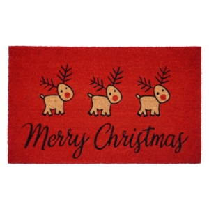 Merry Christmas Deer  Doormat