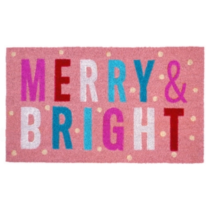  Pink Merry & Bright  Doormat