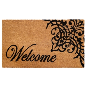 Scroll Welcome Doormat 17" x 29"