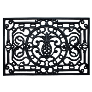 Pineapple Heritage Rubber Doormat 2' x 3'