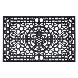 Pineapple Heritage Rubber Doormat 30" x 48"