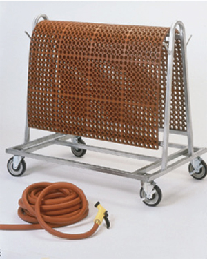 Portable Floor Mat Rack