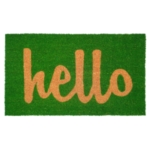Script Hello Doormat 17" x 29"