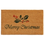 Christmas Holly Doormat