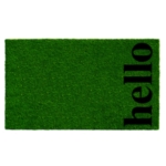 Vertical Hello Doormat 17" x 29"