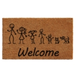 Stick Family Doormat 24" x 36"