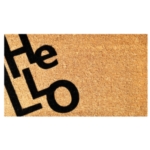 Angle Hello Doormat 24" x36"