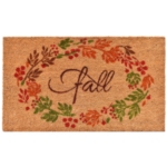 Fall Wreath Doormat 17" x 29"