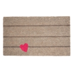 Pink Heart Doormat