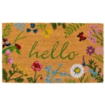 Floral Hello Doormat