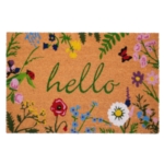 Floral Hello Doormat