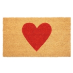 Red Heart Doormat