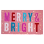  Pink Merry & Bright  Doormat