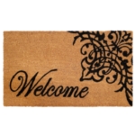 Scroll Welcome Doormat 17" x 29"