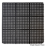 Interlocking Rubber Drain Tiles 3' x 3'