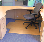 Bamboo Chair Mats: 5/16" Thick