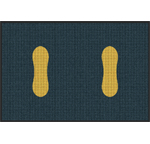 TSA Security Line Screening Two Feet Floor Mats