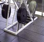 Rubber Gym Matting - Square Tiles