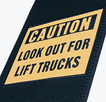 Lift Truck Caution Message Mats