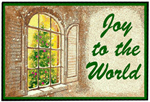 Joy to the World Christmas Mats