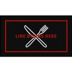 Line Begins Here Floor Mats