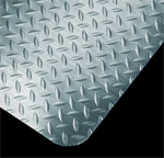 Metallic Diamond Deck Plate Runner Mats