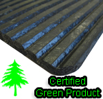 Low Profile Recessed Rubber Ridge Mats