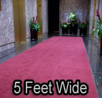 5 Feet Wide Deluxe Carpet Entrance Mats