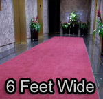 6 Feet Wide Deluxe Carpet Entrance Mats