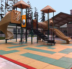 Rubber Playground Tiles