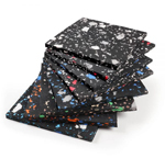 Rubber Flooring Rolls - Large & Small Color Chips