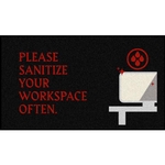 Sanitize Your Workspace Floor Mats