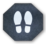 Stick-and-Stand Anti-Microbial Floor Mats