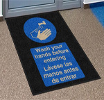 Wash Your Hands Floor Mats